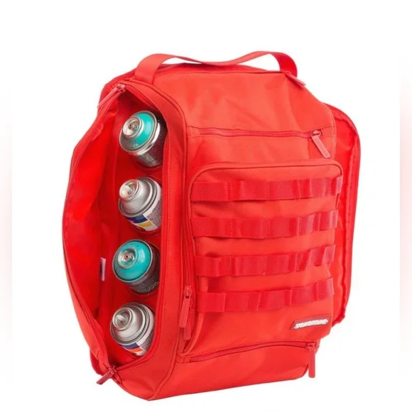 Sprayground Red Gub (Graffiti Utility Backpack) Bags